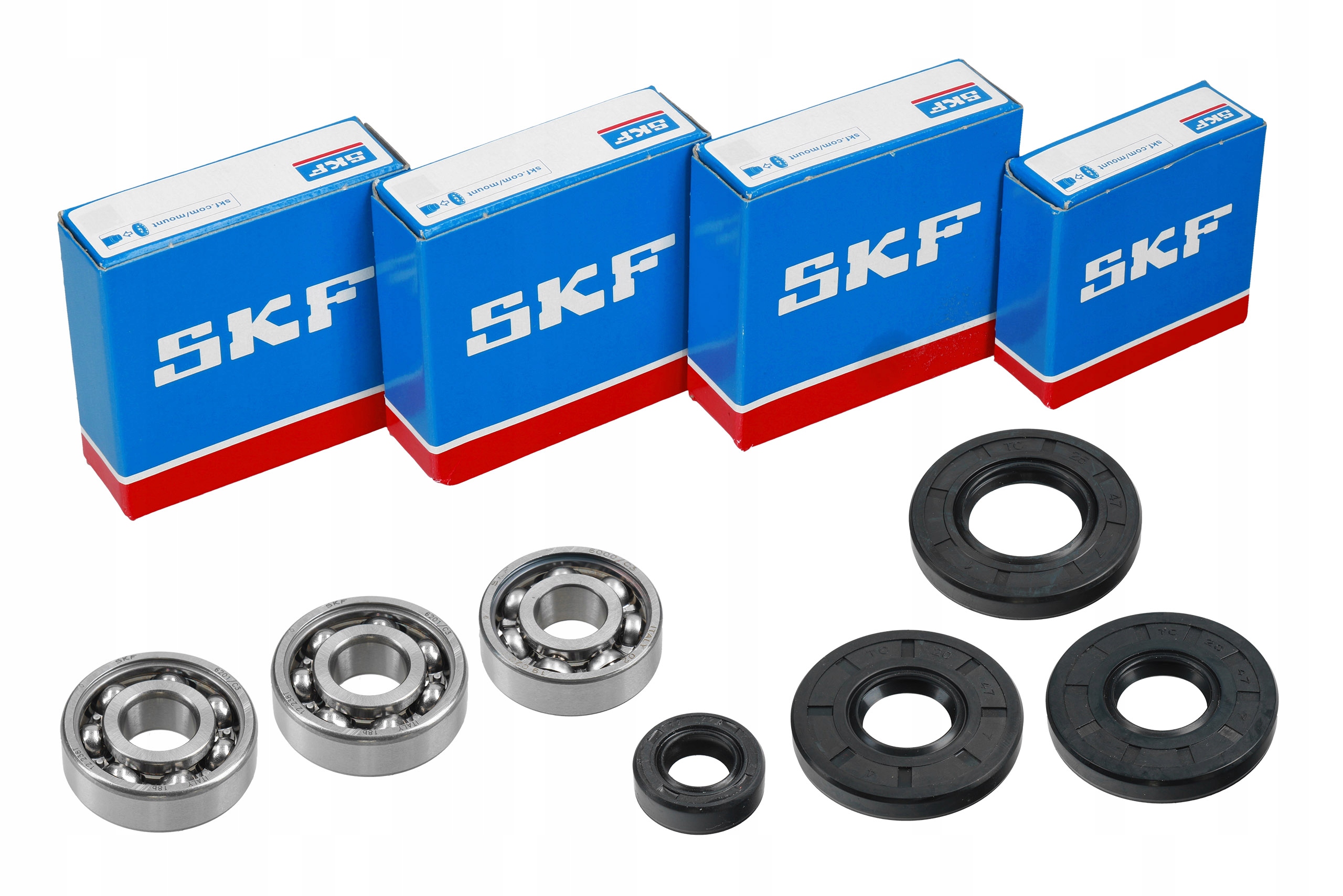 Łożyska uszczelniacze silnika SKF Romet Chart