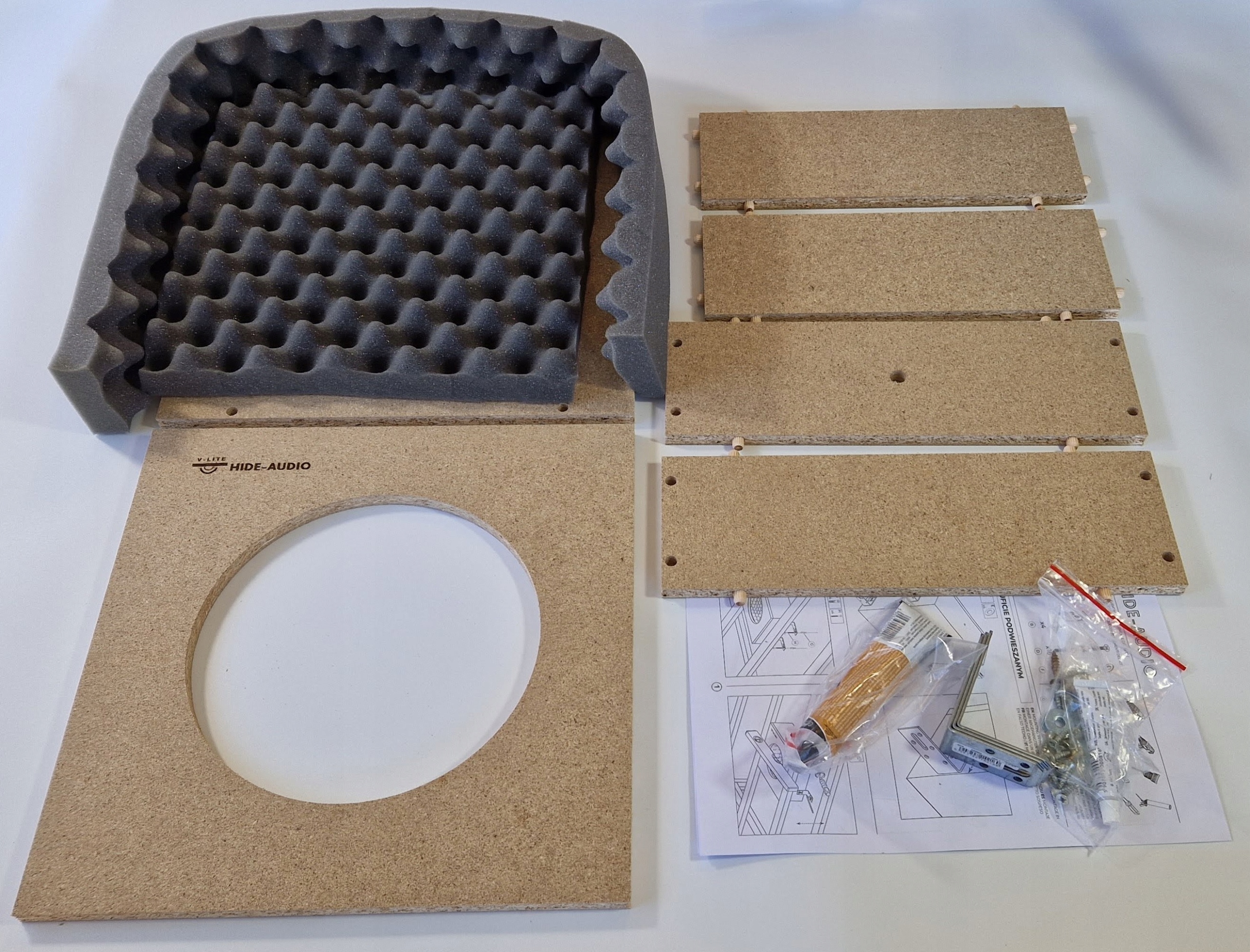 Obudowa akustyczna V-LITE Hide-Audio V160113 do głośnika KEF Ci130QR EAN (GTIN) 5904639338631