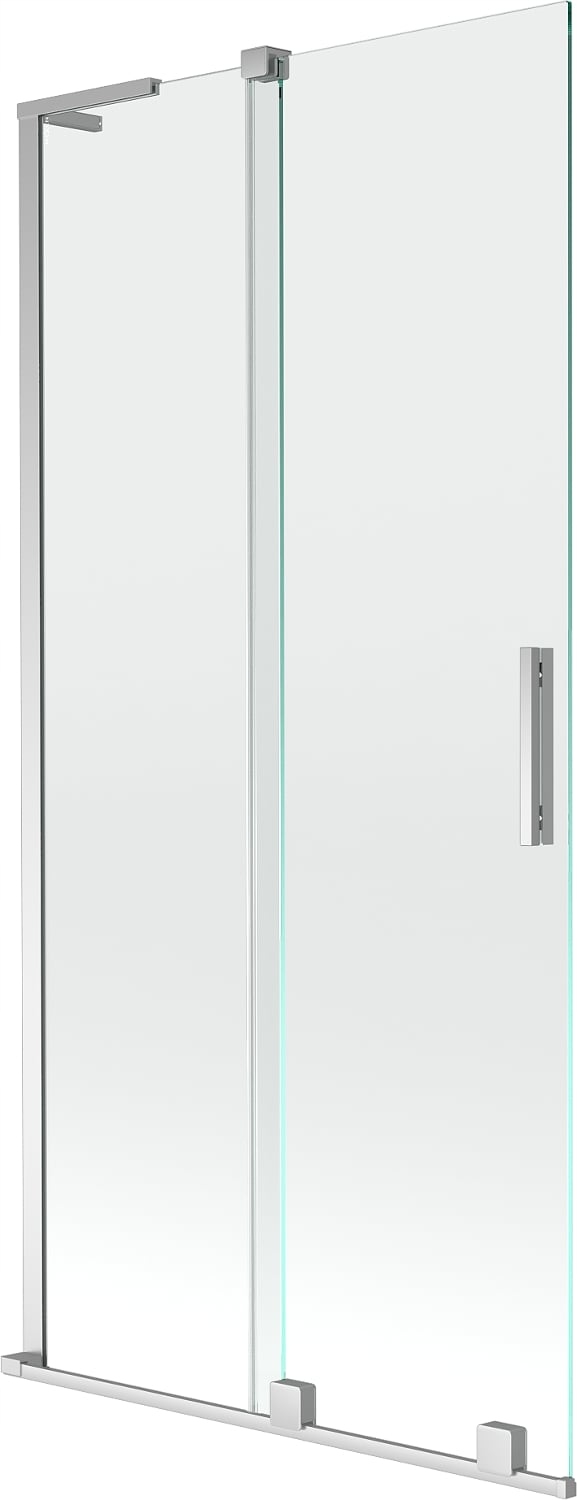 Mexen Velar L Parawan Nawannowy 2-SKRZYDŁOWY Rozsuwany 95X150 CM Chrom