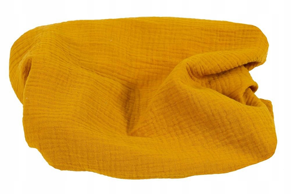 

BabyMatex Otulacz Muslin 80/120 ciemny zółty Kocyk