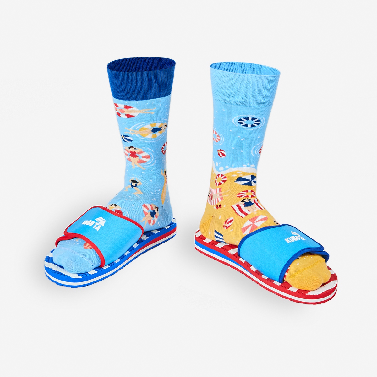 

Klapki Damskie 36 +skarpety Many Mornings x Kubota