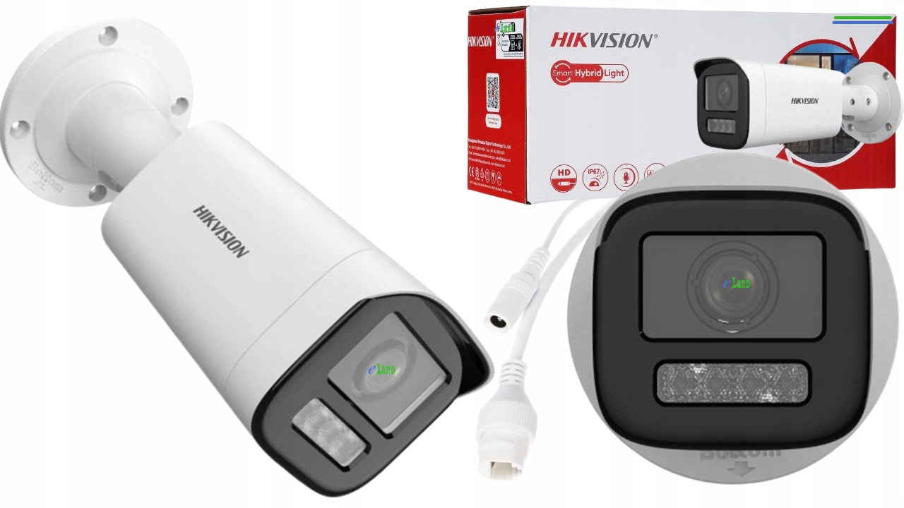 Kamera Ip Hikvision DS-2CD1643G2-LIZU 4MPx, motozoom, Hybrid Light