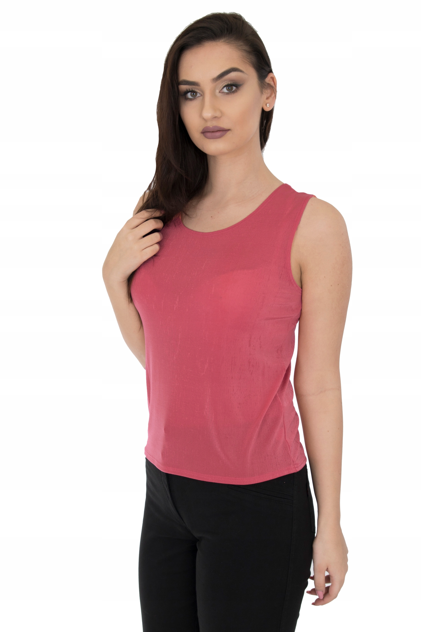 LETNI TOP BIJOU (BIŻU) KOLORY (44-50) r.46 Wzór dominujący bez wzoru