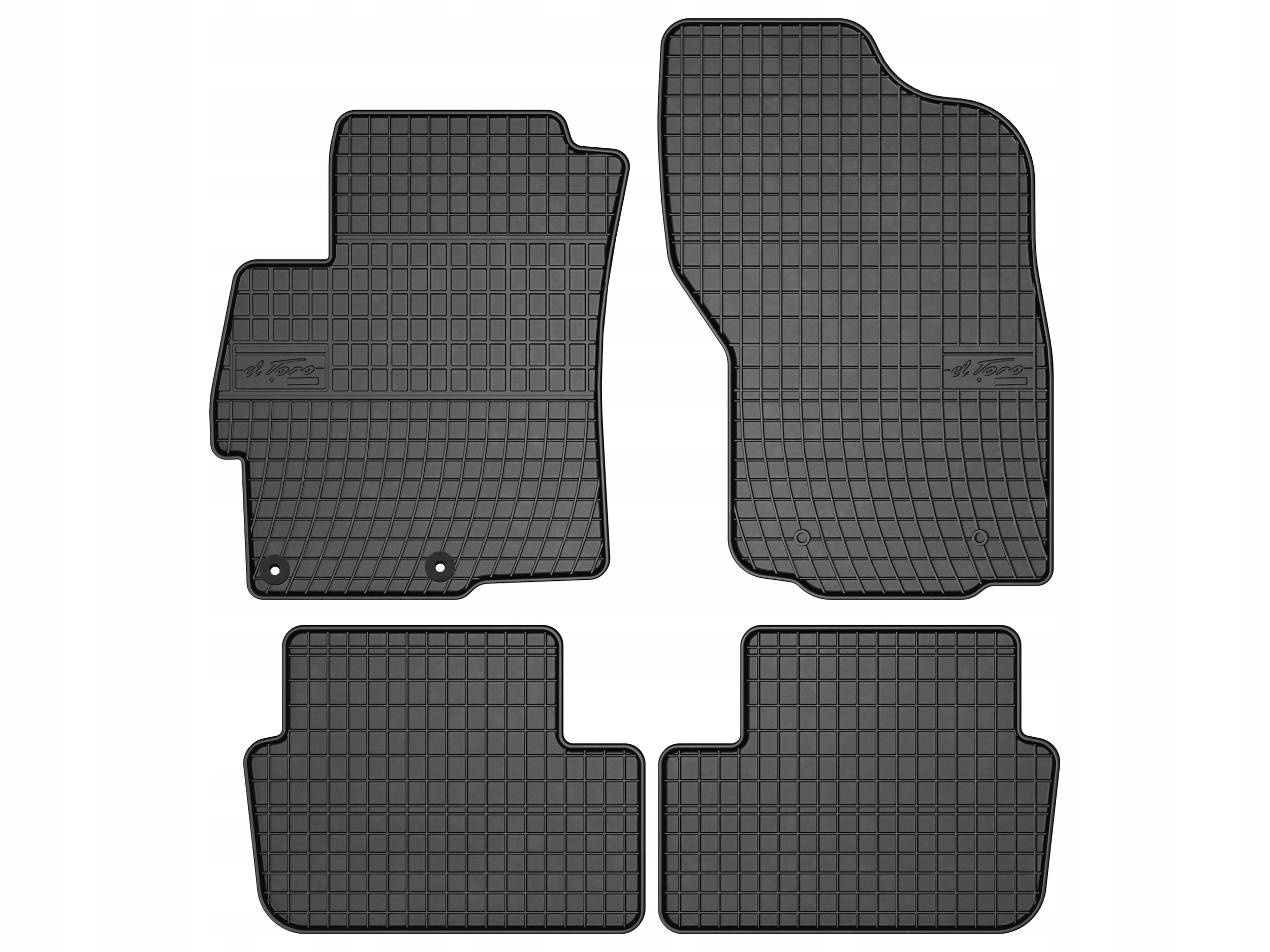 Dywaniki gumowe do Mitsubishi Lancer VIII Cy 2007-2016 kpl. 4 szt. SolidPRO