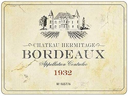 Podkładki Korkowe Pimpernel na stół Średnie Vin de France Komplet 6 szt.