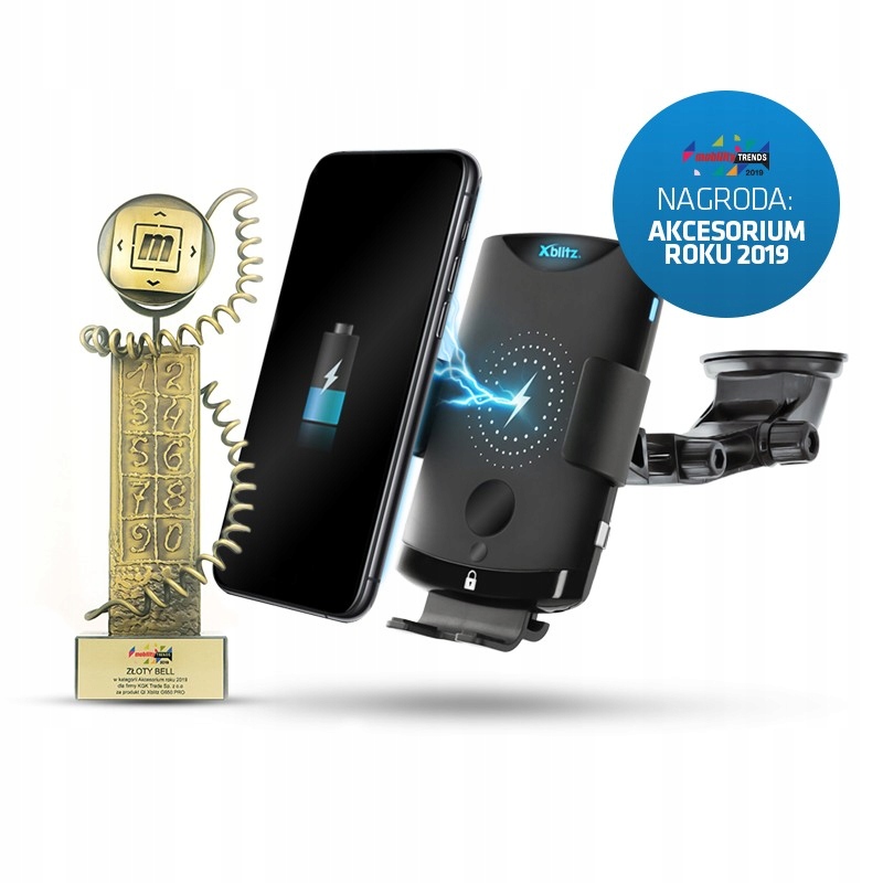

Xblitz G650 uchwyt z ładowaniem indukcyjnym Gsm
