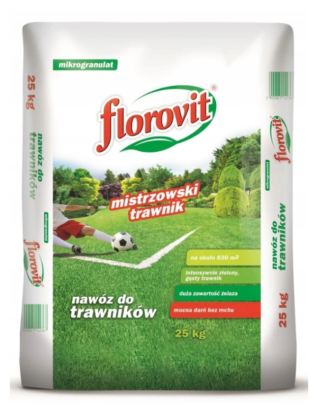 Florovit nawóz do trawników z mchem mistrzowski trawnik worek 25 kg Inco