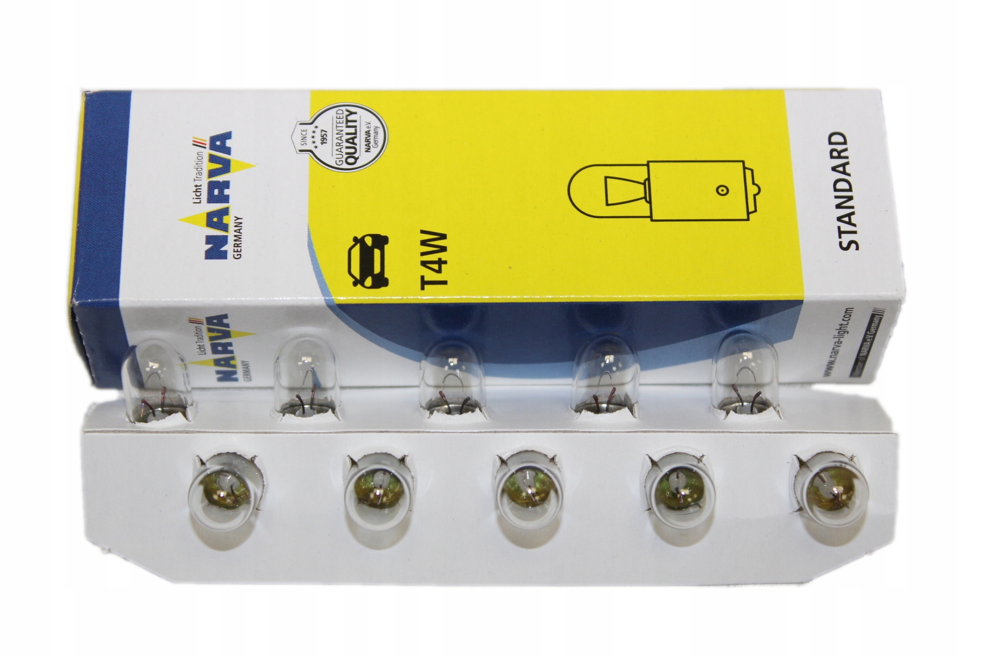 

Narva T4W Żarówka 4W 12V Standard 17131 10szt