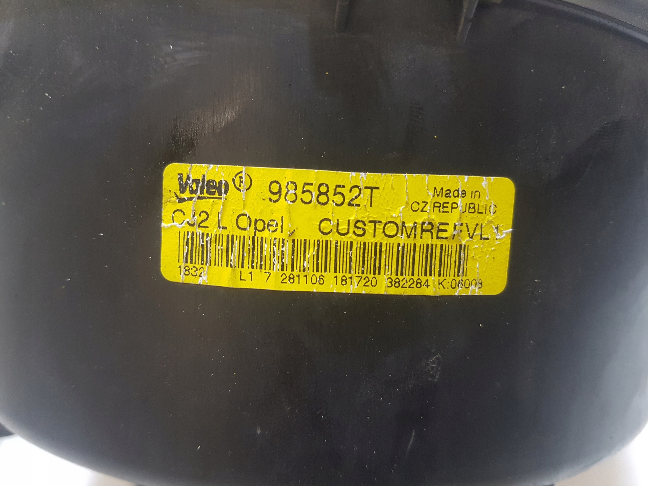Lüfter des lüfters OPEL VECTRA C 985852T