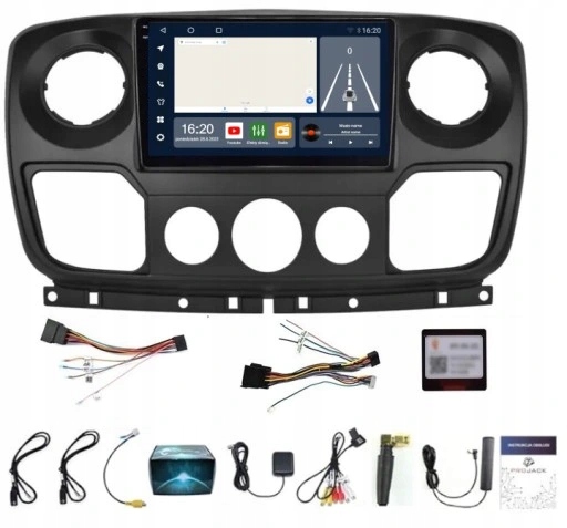 Rádio Android Navigácia Renault Master 2010-2022 Carplay Wifi 8GB 256GB Sim