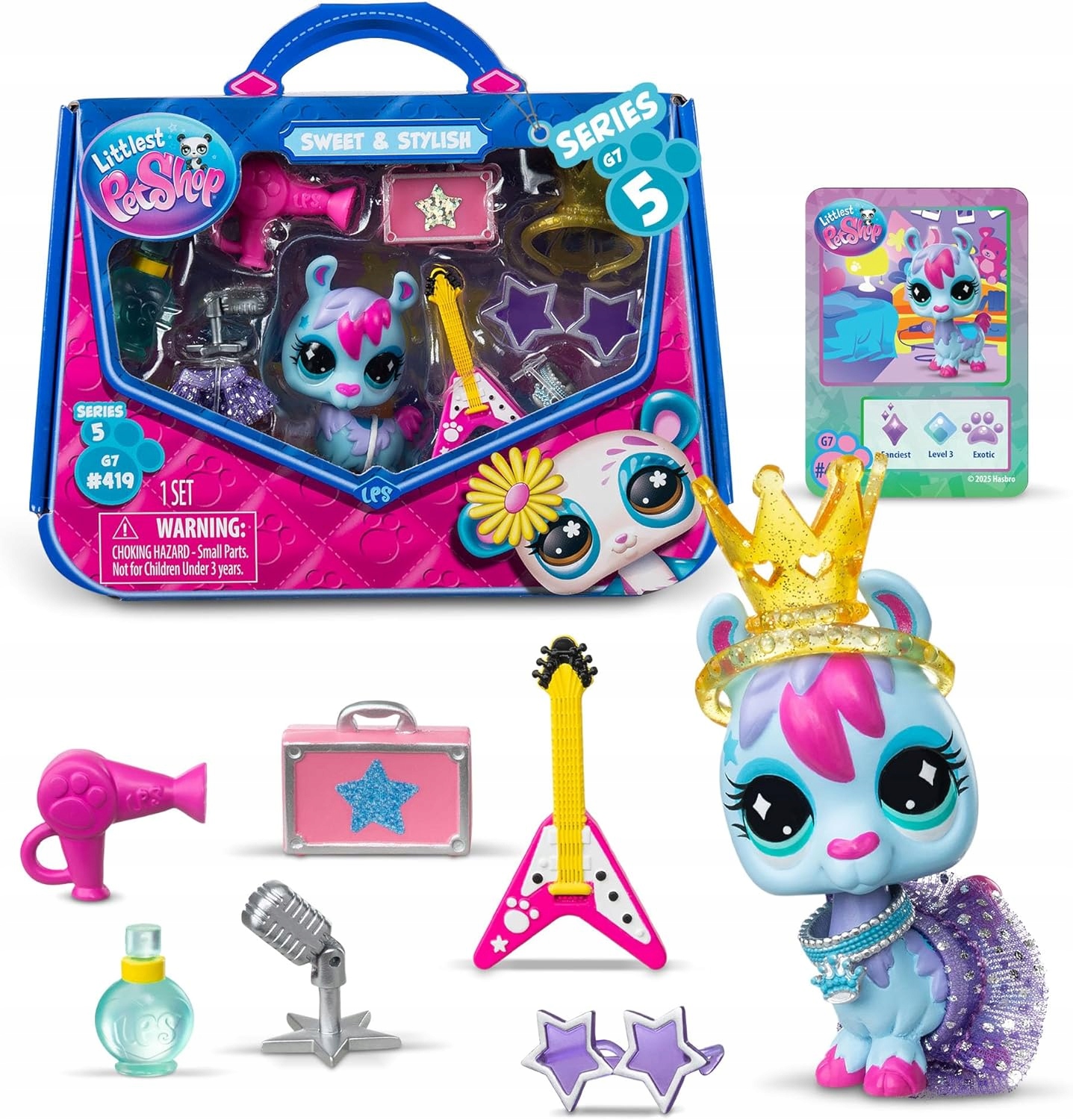 Littlest Pet Shop Słodka i Stylowa Wytworna Lama Seria 5 Figurka 1 szt.