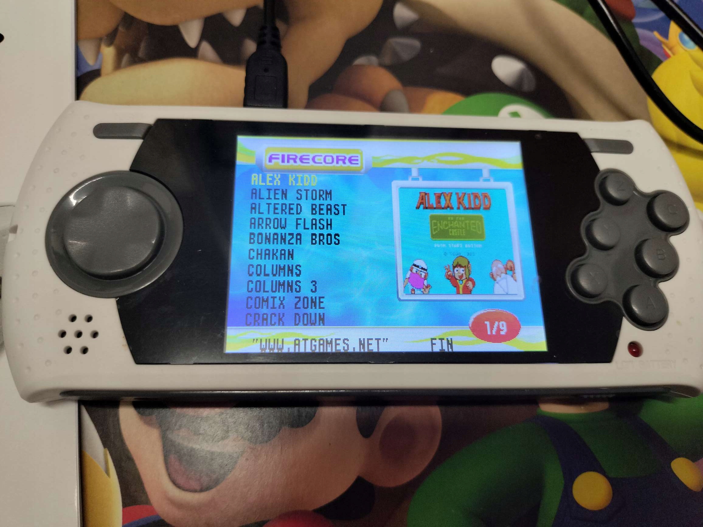 SEGA MEGA DRIVE ULTIMATE PORTABLE GAME PLAYER Kod producenta FG-SE16-HHC-EFIGS