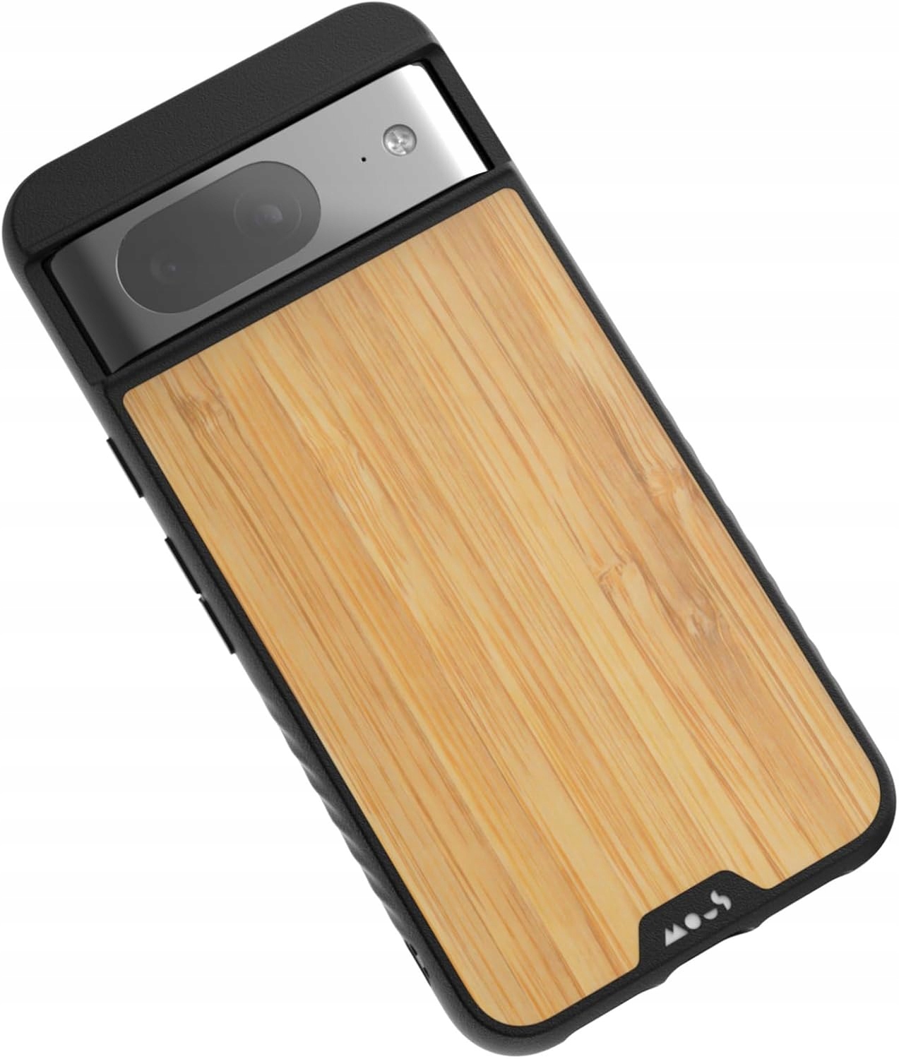 Pouzdro Mous pro Google Pixel 8 AiroShock Zadní Kryt Pancéřové MagSafe s bambusem