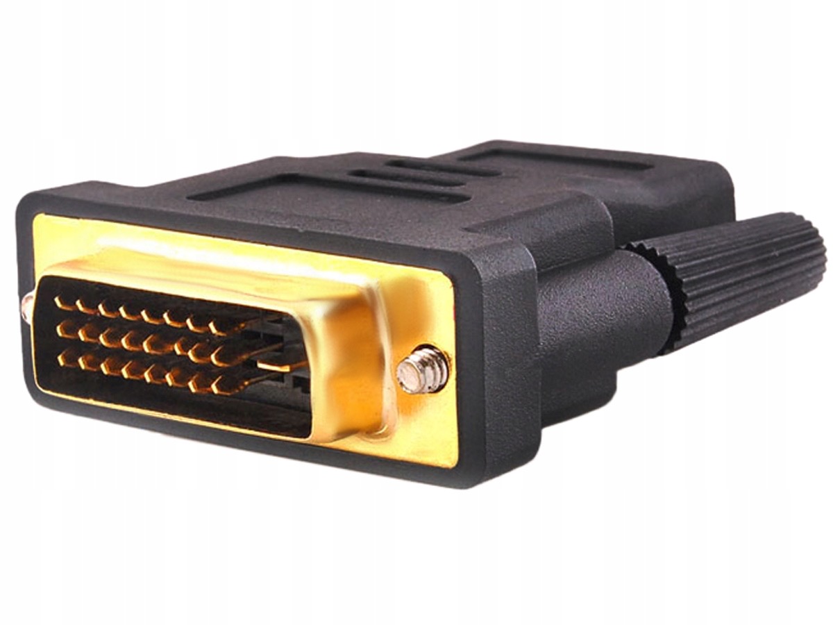 Adapter Przejściówka Konwerter DVI 24+1pin do HDMI Długość kabla 0 m