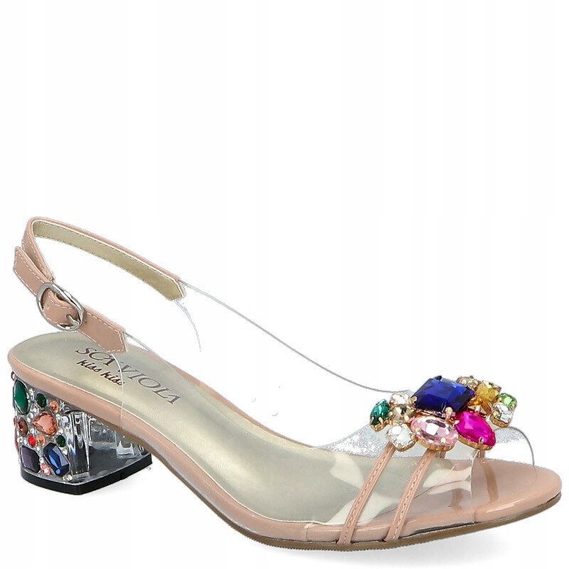 Nízké silikonové sandály Scaviola G-25 Růžové 37