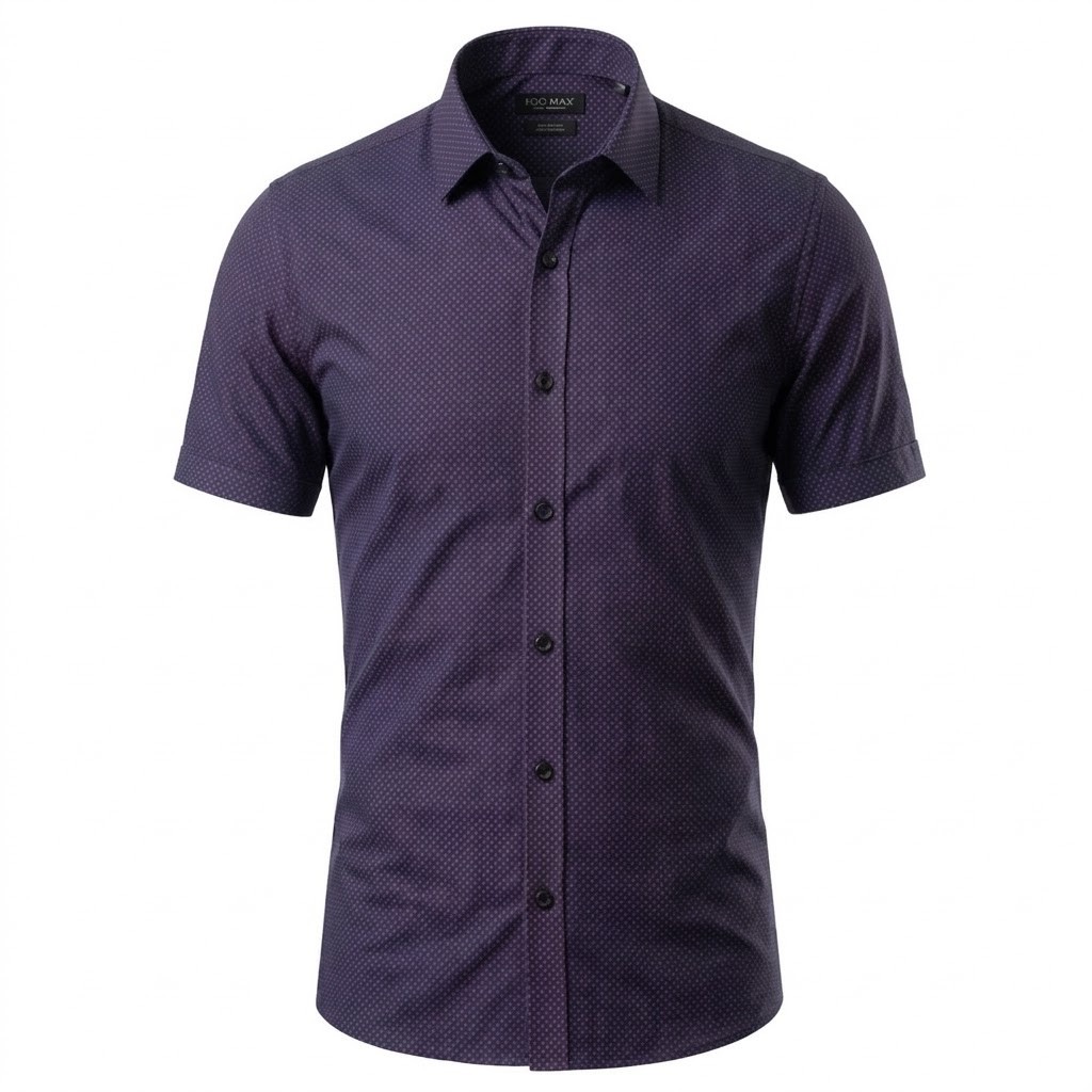 Ego Man košile pánská EKS-455 slim fit krátký rukáv 3XL tmavě modrá