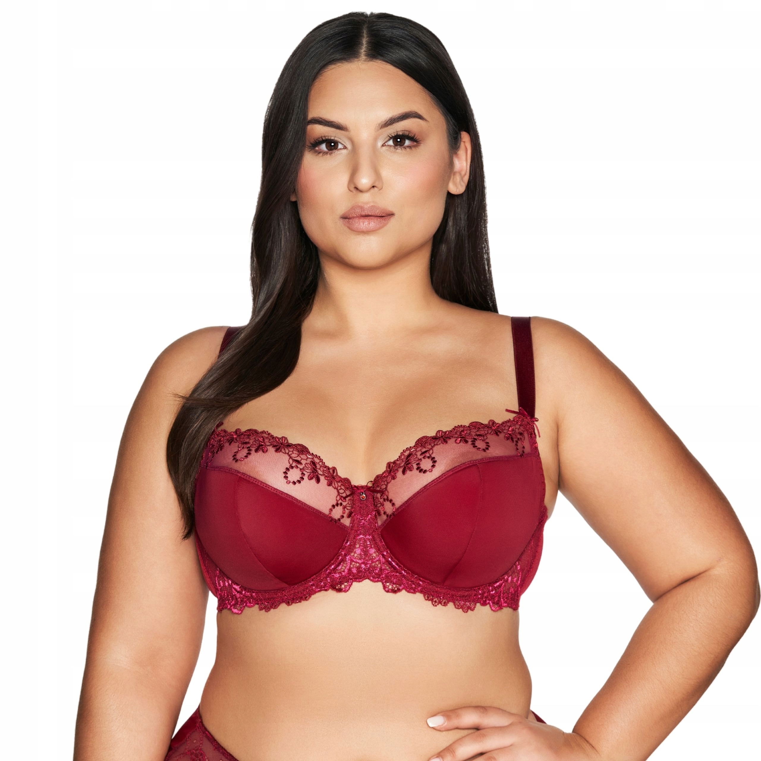 Ava 1030 Novato červená Polovyztužená podprsenka Semi Soft 65E
