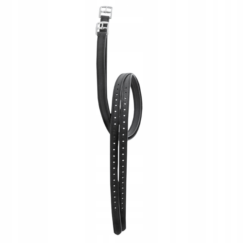 Kavalkade Třmenové Řemeny kožená Supple černá 120 cm