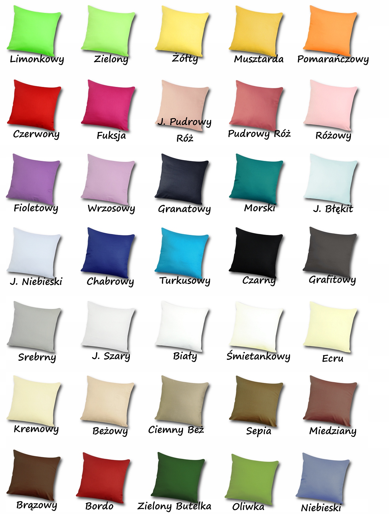 Poszewka z Satyny Bawełnianej 40x40 Limonka Kod producenta Poszewka Satyna Bawełniana 40x40