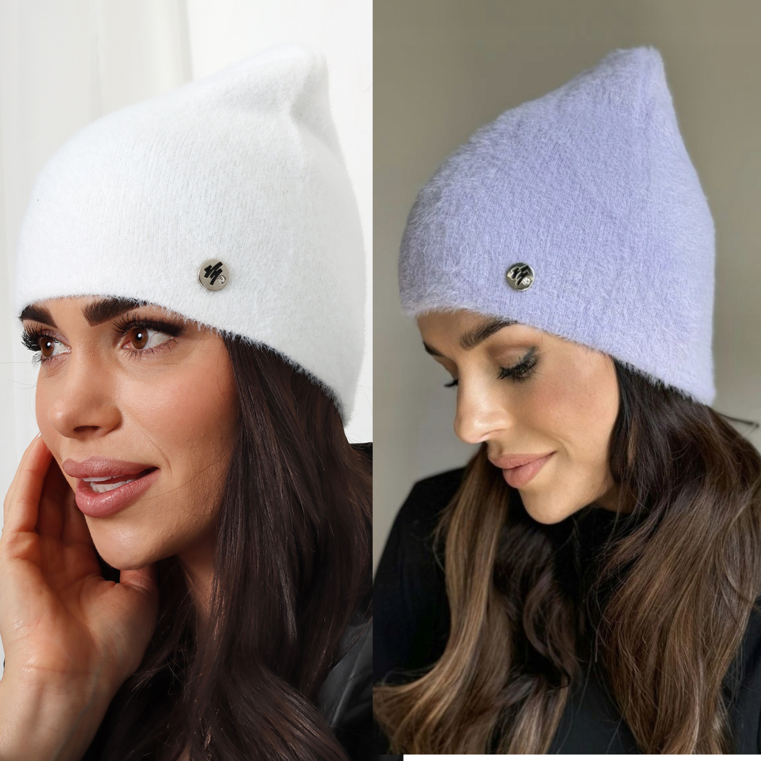 CZAPKA ALPAKA GŁADKA DAMSKA CIEPŁA WYGODNA DAMSKA SPORTOWA KOLORY 2110 Model 2110