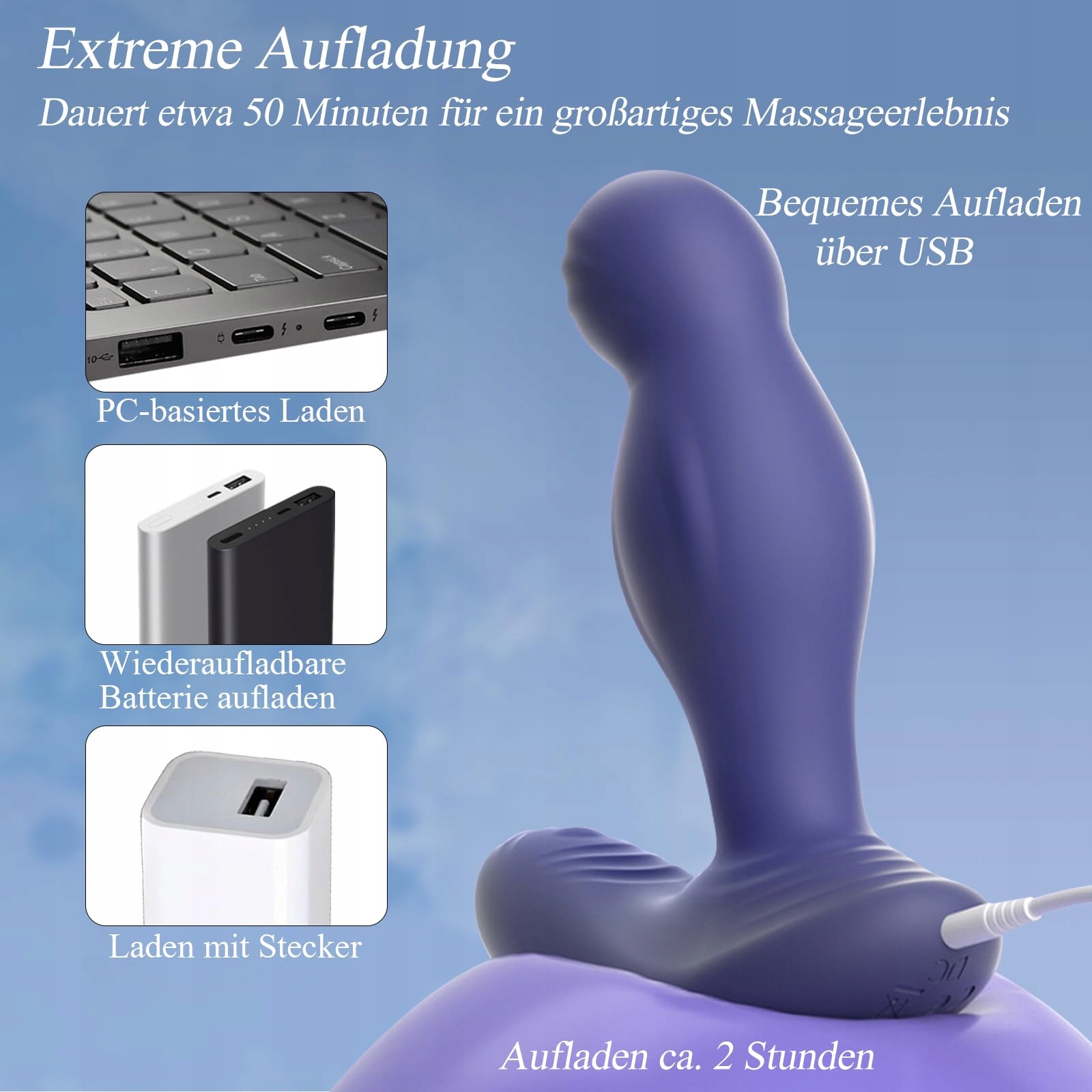 BDSMYEE Wibrator Analny Z Pilotem 10 Trybów Obrót 360° Dla Mężczyzn — miniatura 6