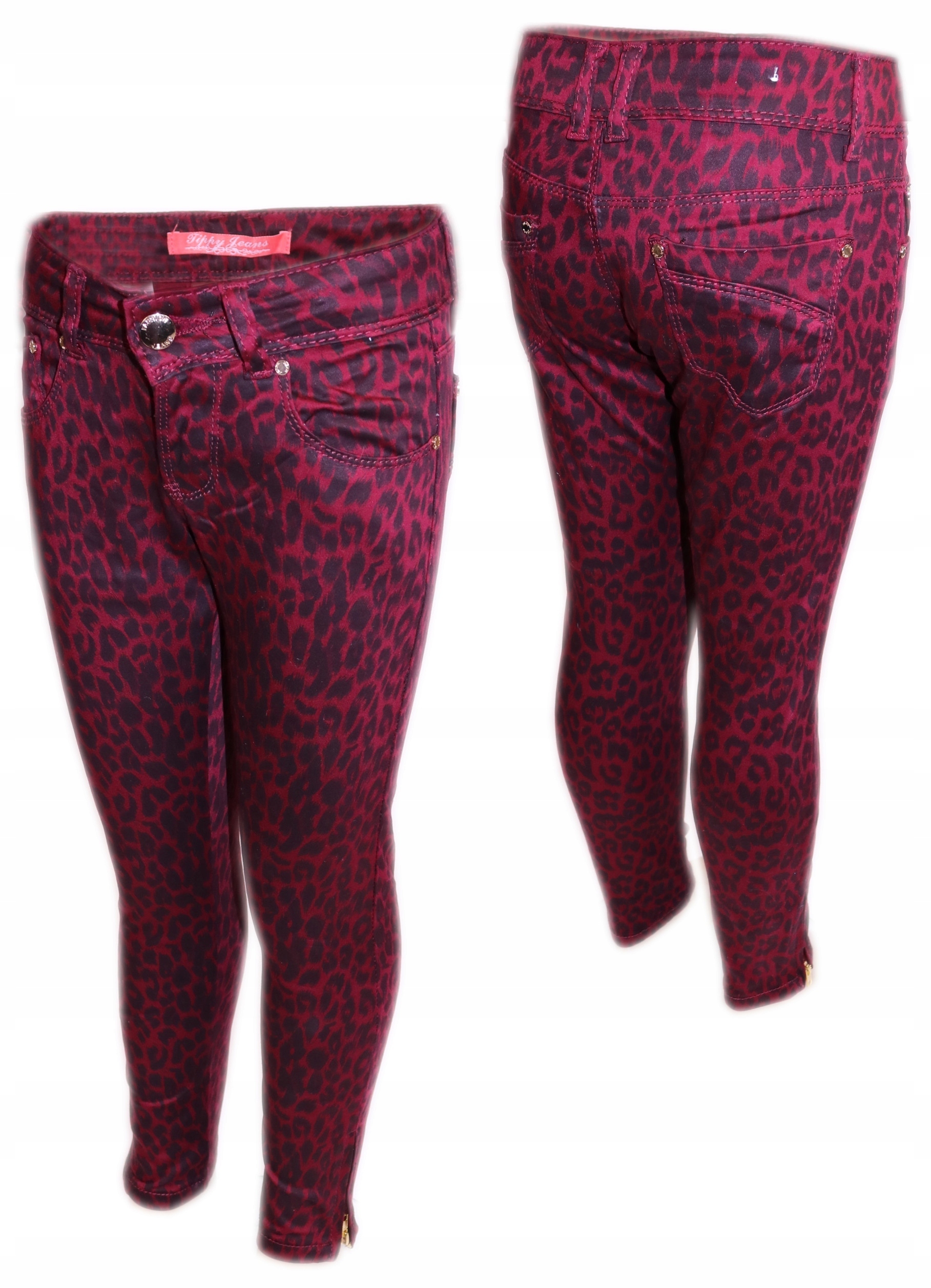 Dziewczęce spodnie jeansowe jeansy 152-158