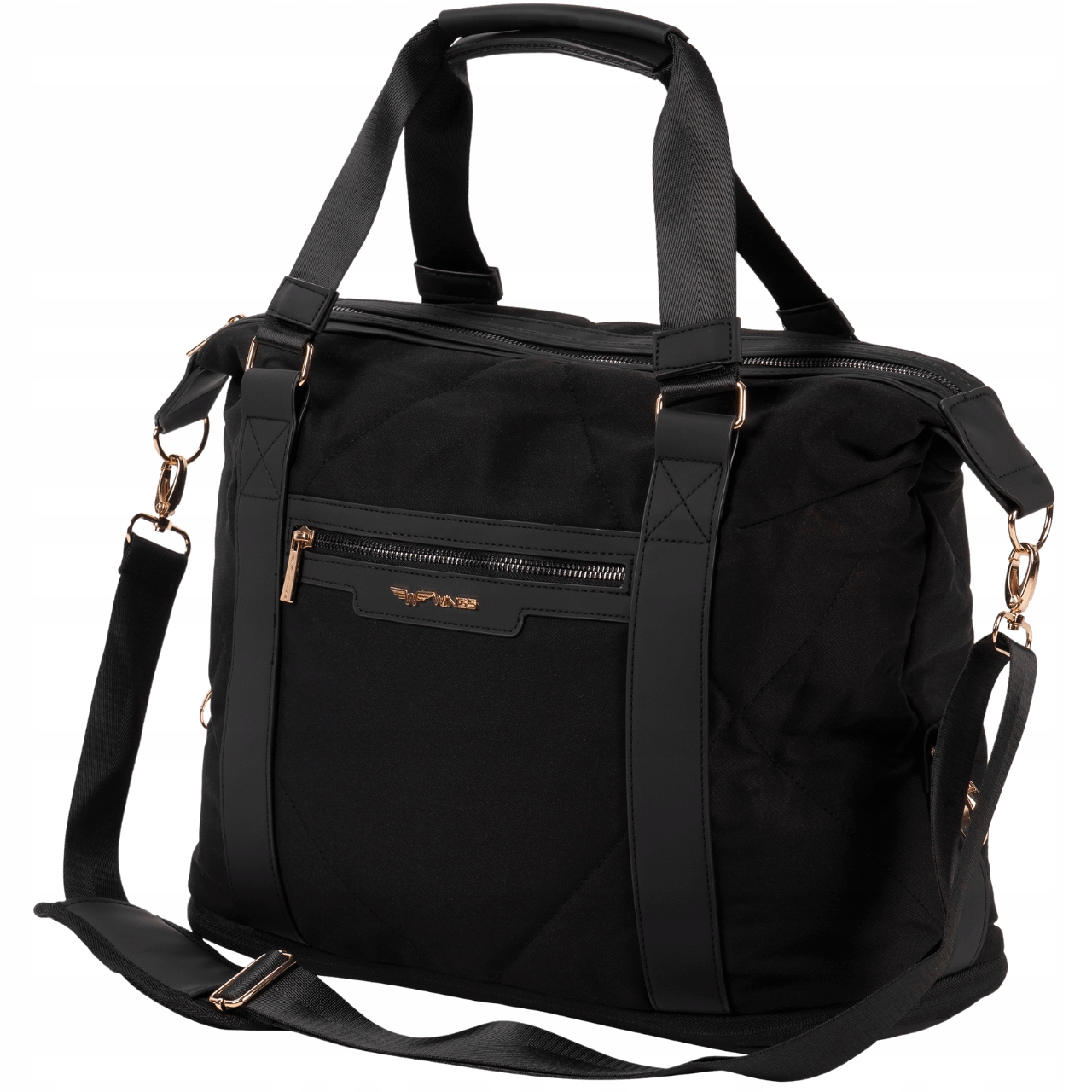 Cestovní taška Příruční zavazadlo do letadla Wings velká turistická Černá