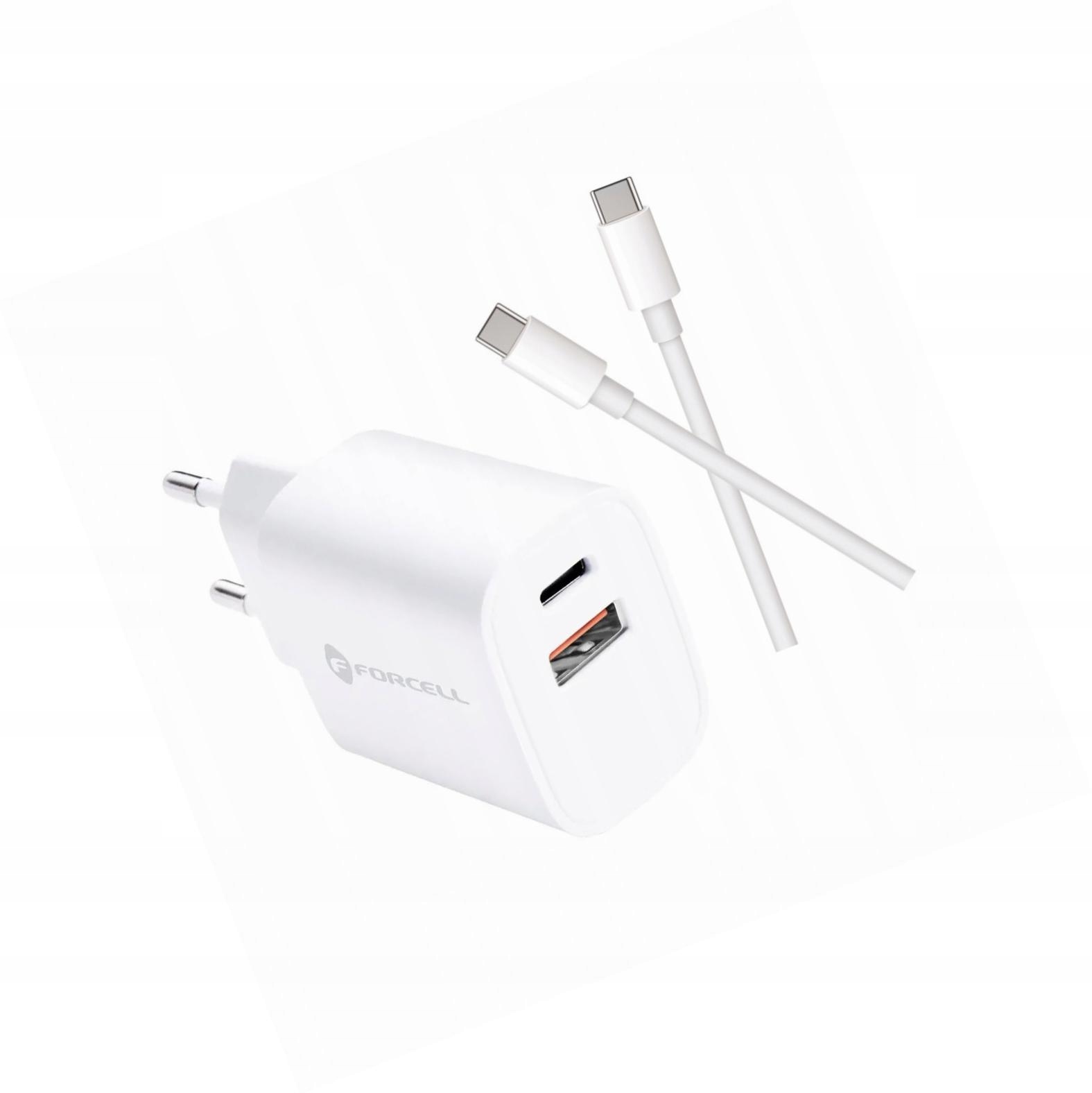 Szybka ładowarka 30W 2 wejścia z kablem Usb-c do iPhone 15 Plus