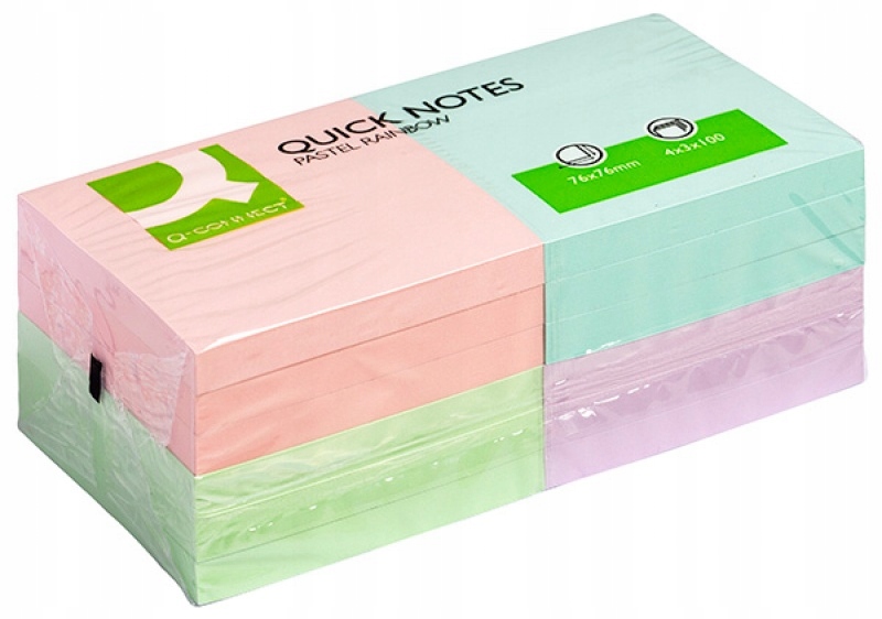 

Bloczek samoprzylepny pastel mix karteczki notes