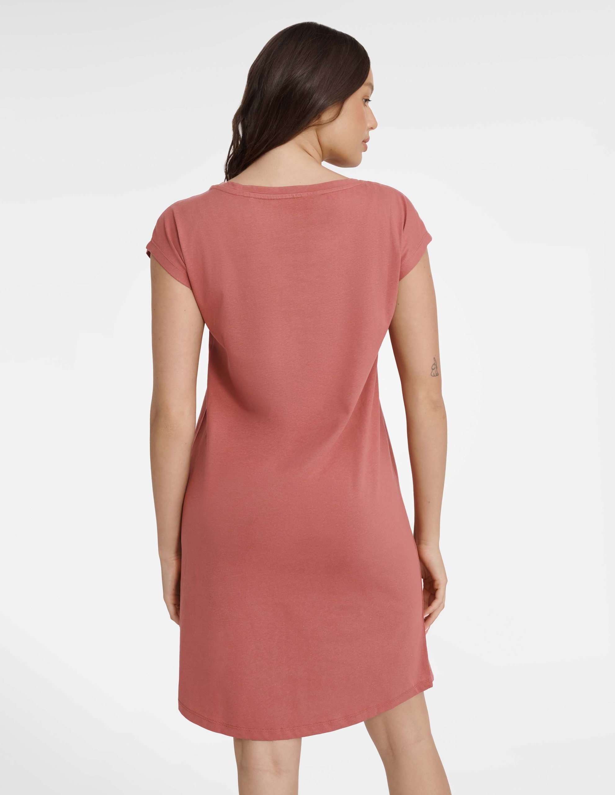 KOSZULA nocna HENDERSON GLAM Różowa krótki rękaw 40941-39 *XL* Rozmiar XL