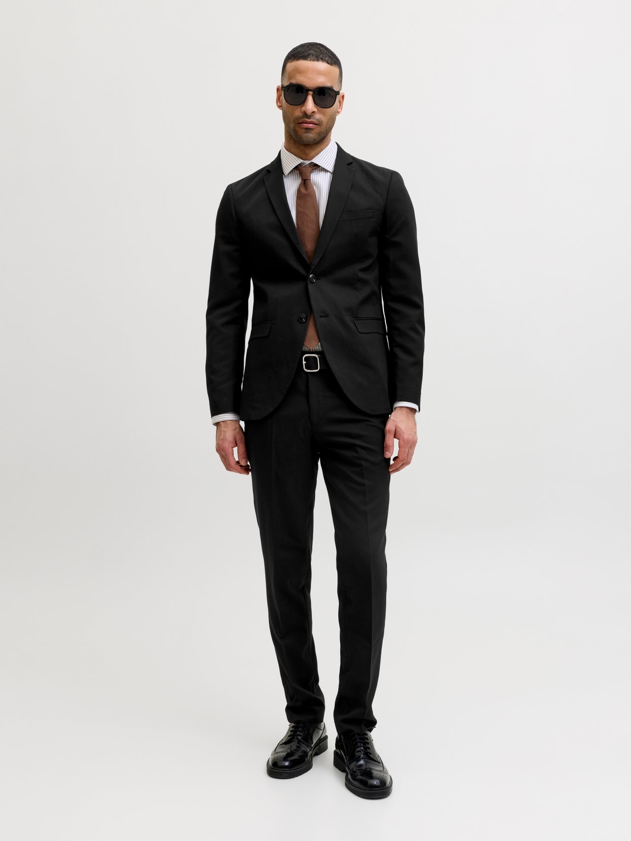 Jack&jones Pánský Oblek Černý Elegantní Hladký 48 6_A