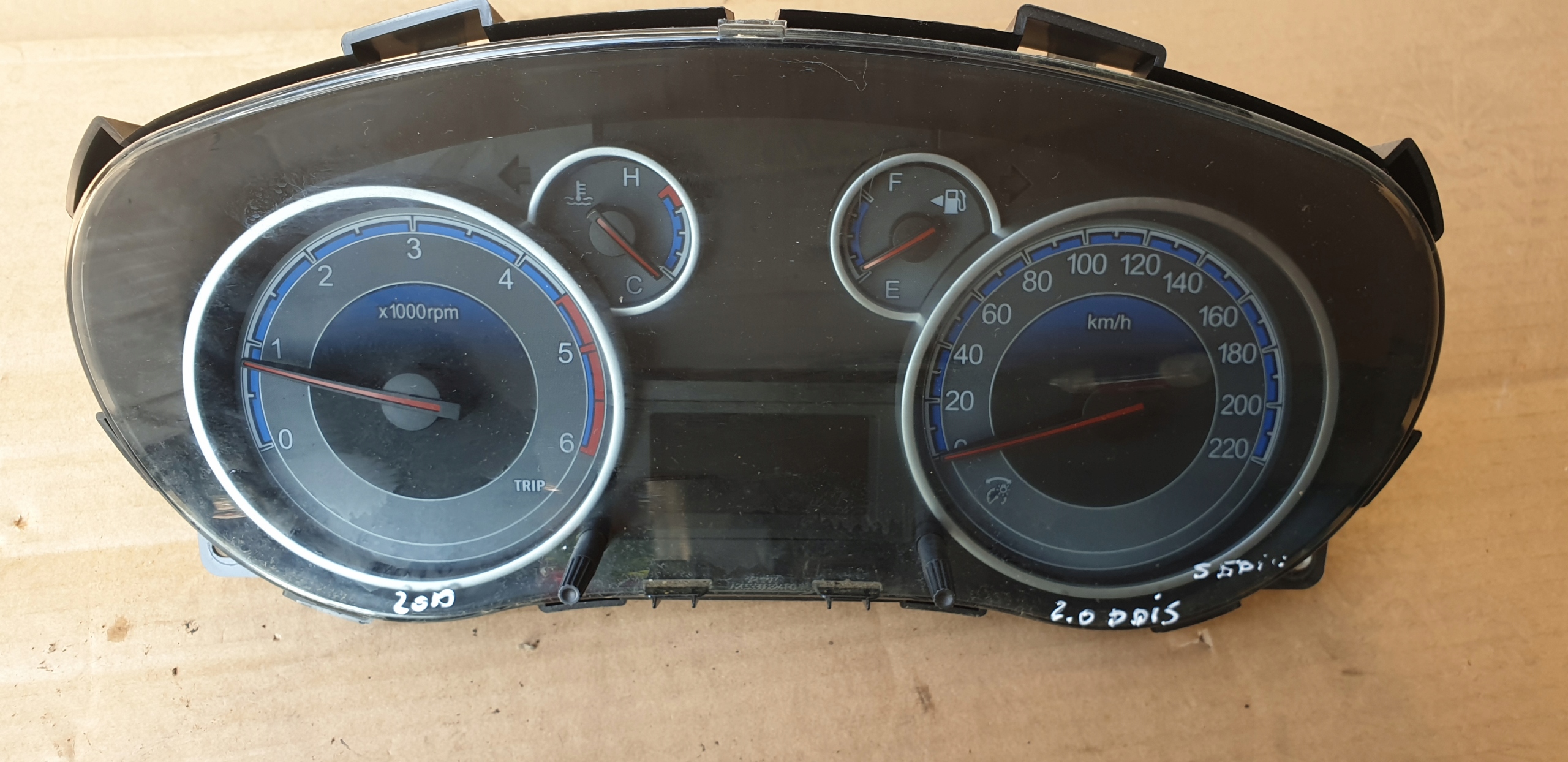 dials SEDICI SX4 2.0 DDIS 2009- 34110-55L50