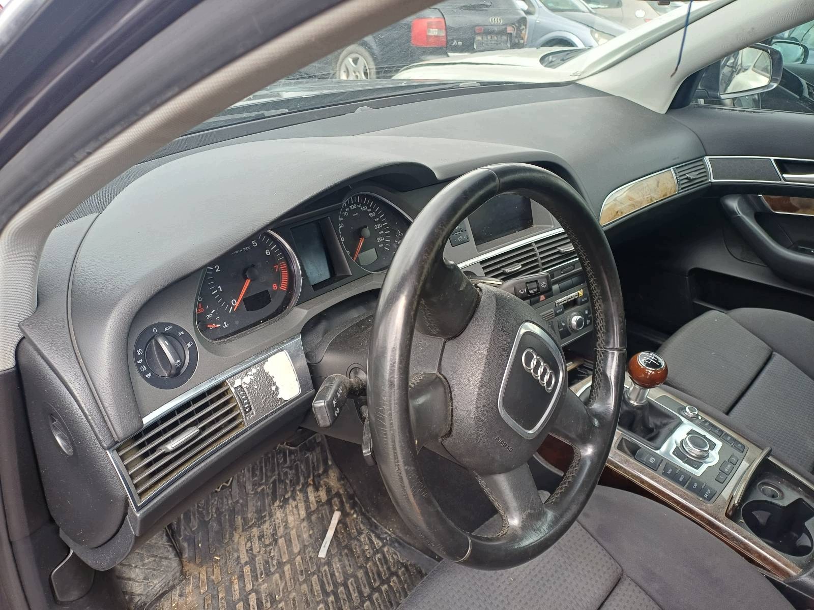 running board airbag POSTRZALOWY cockpit AUDI A6 C6
