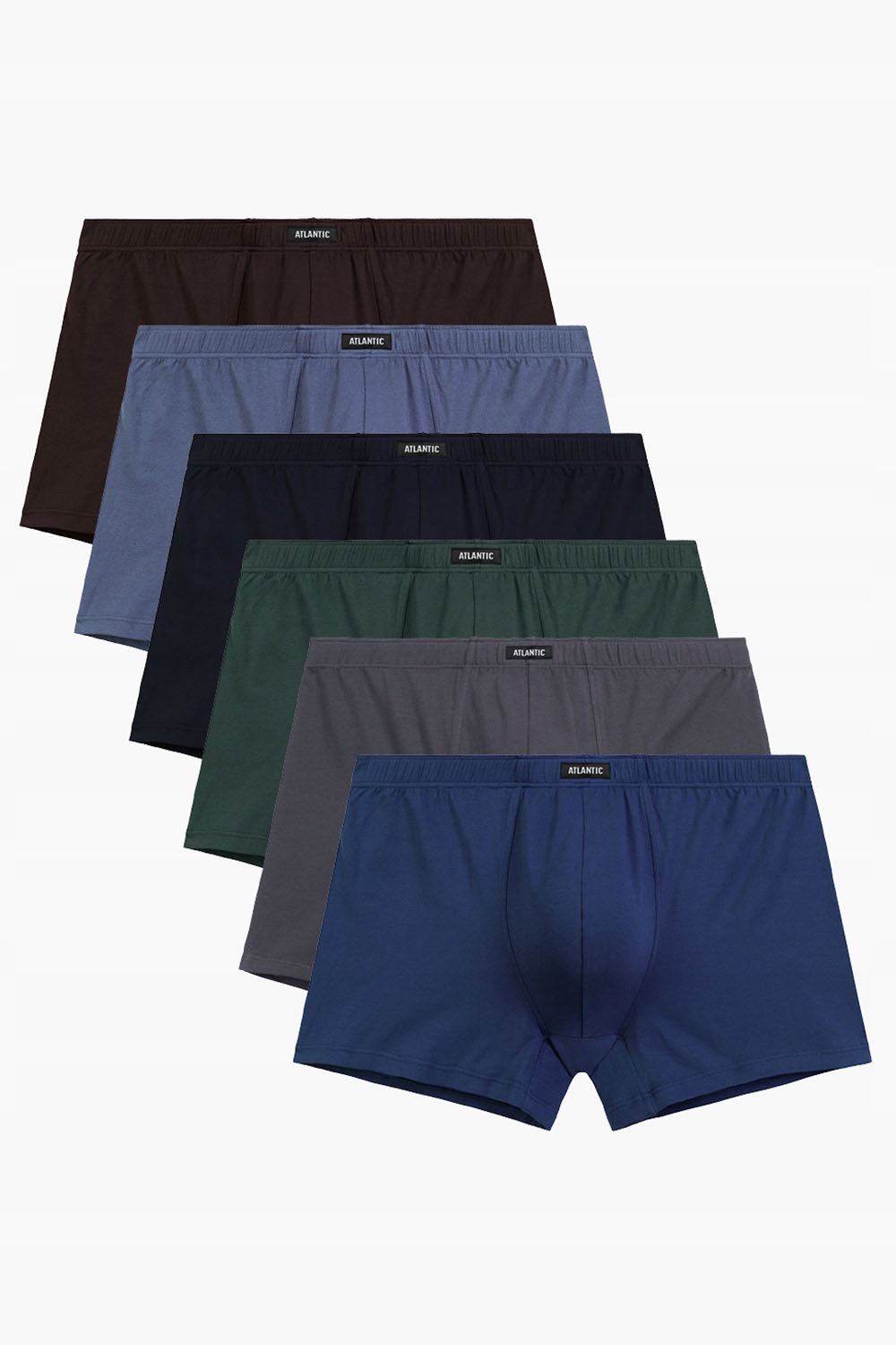 Spodní prádlo boxerky Atlantic 6SMH-001 6-pack bavlna multicolor S