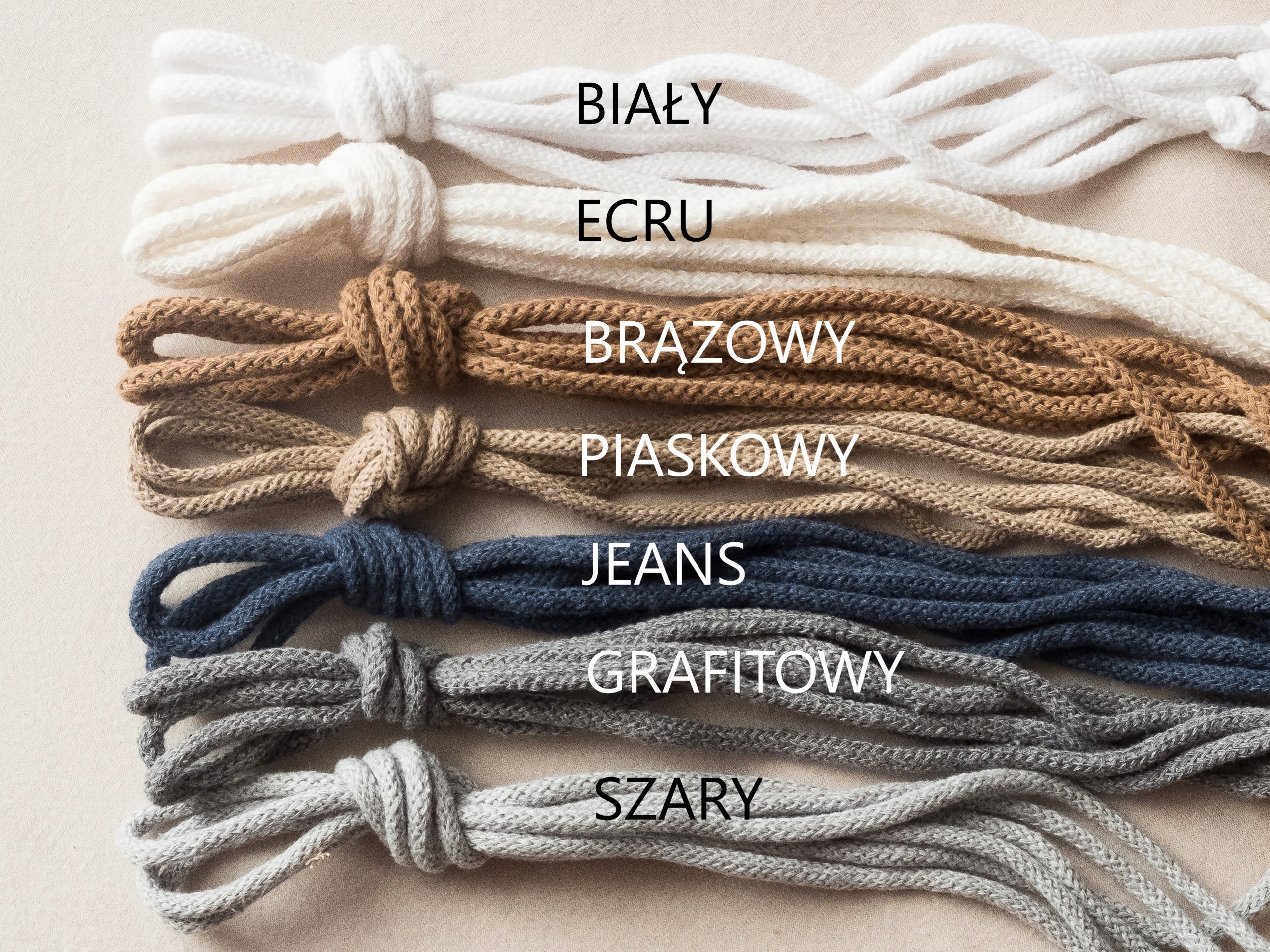 KWIETNIK ZE SZNURKA WISZĄCY MAKRAMA WYBÓR KOLORÓW Marka inna