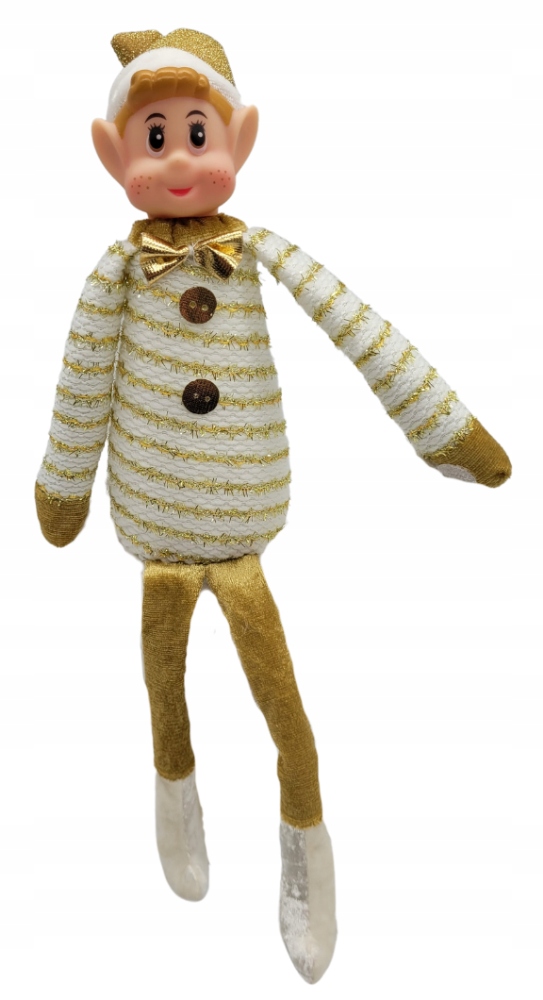 ELF PSOTNIK UNIKAT Złoty Elf on the Shelf