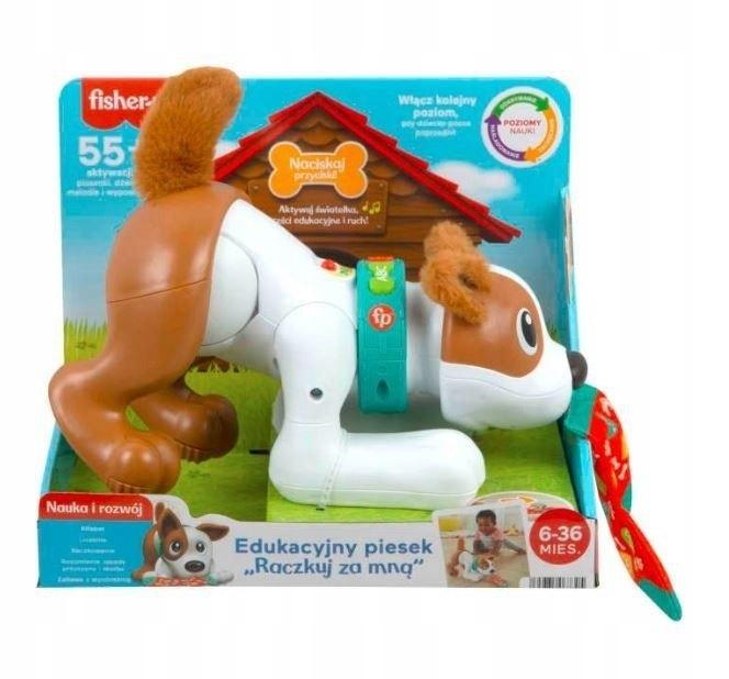 

Edukacyjny piesek Fisher-Price Raczkuj ze mną