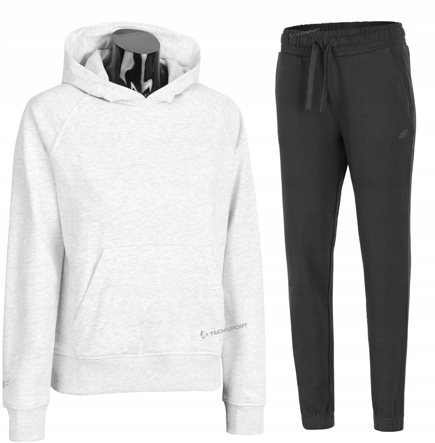 4F Damski Dres Bawełna Komplet Bluza Spodnie rozm XL