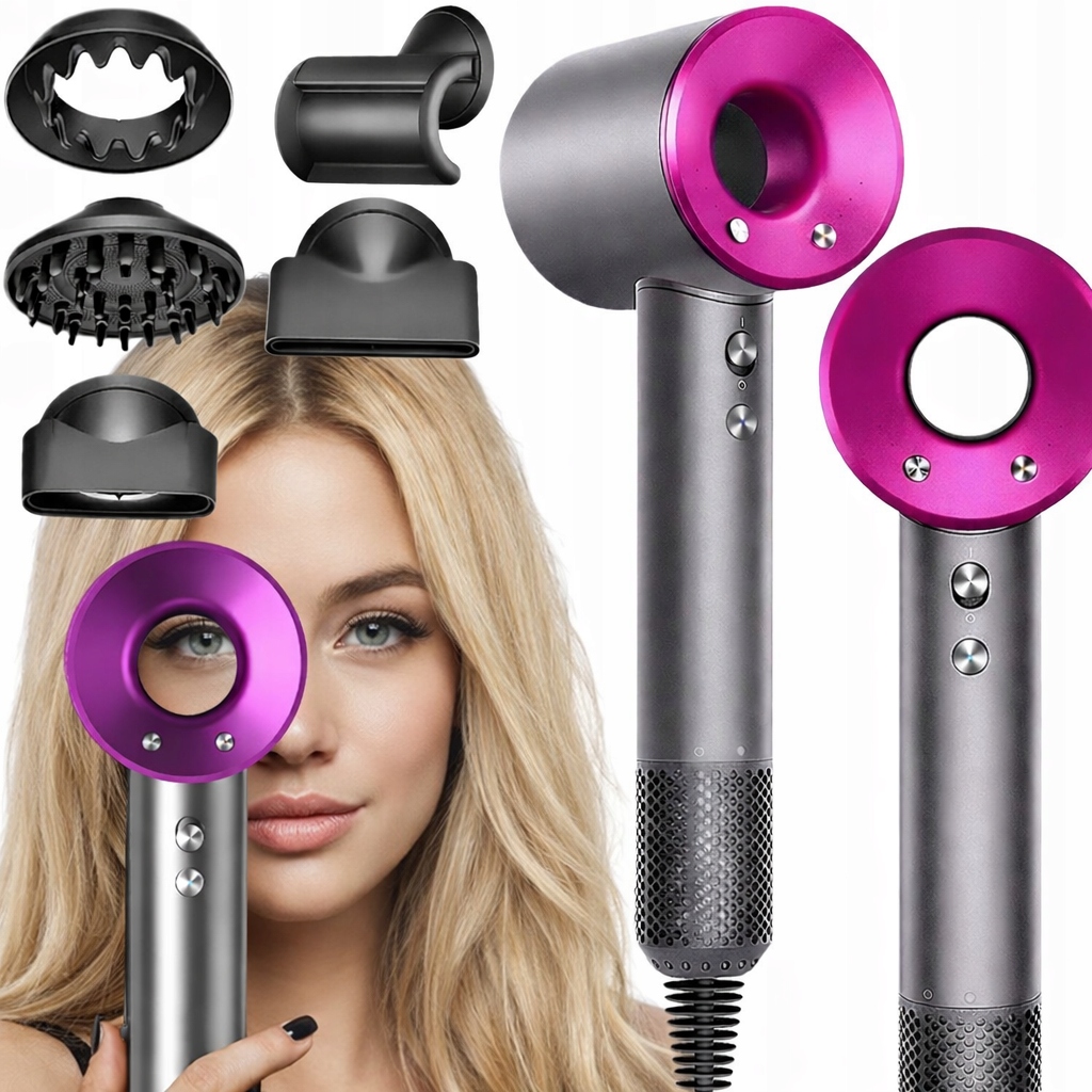 5w1 Profesjonalna Mocna Suszarka Do Włosów Z Jonizacja Koncówki Anmaxo