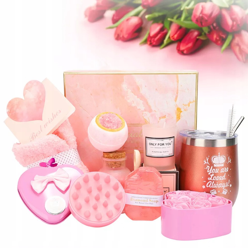 Set Dárkový Koš Box Ženy Tělo Spa Dárek Pro Maminku Dcery Babičky
