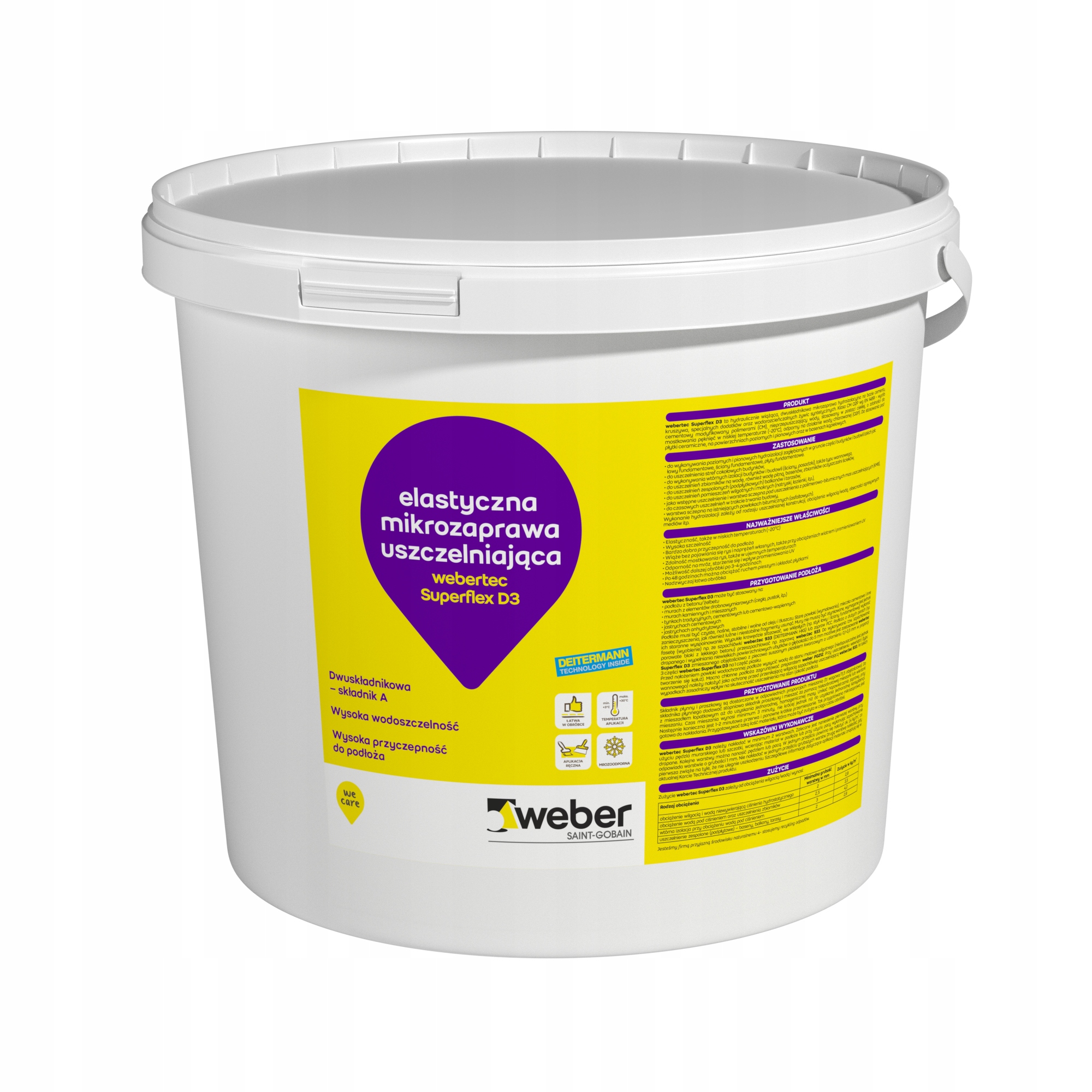 Webertec Superflex D3 A 16 kg (płyn)