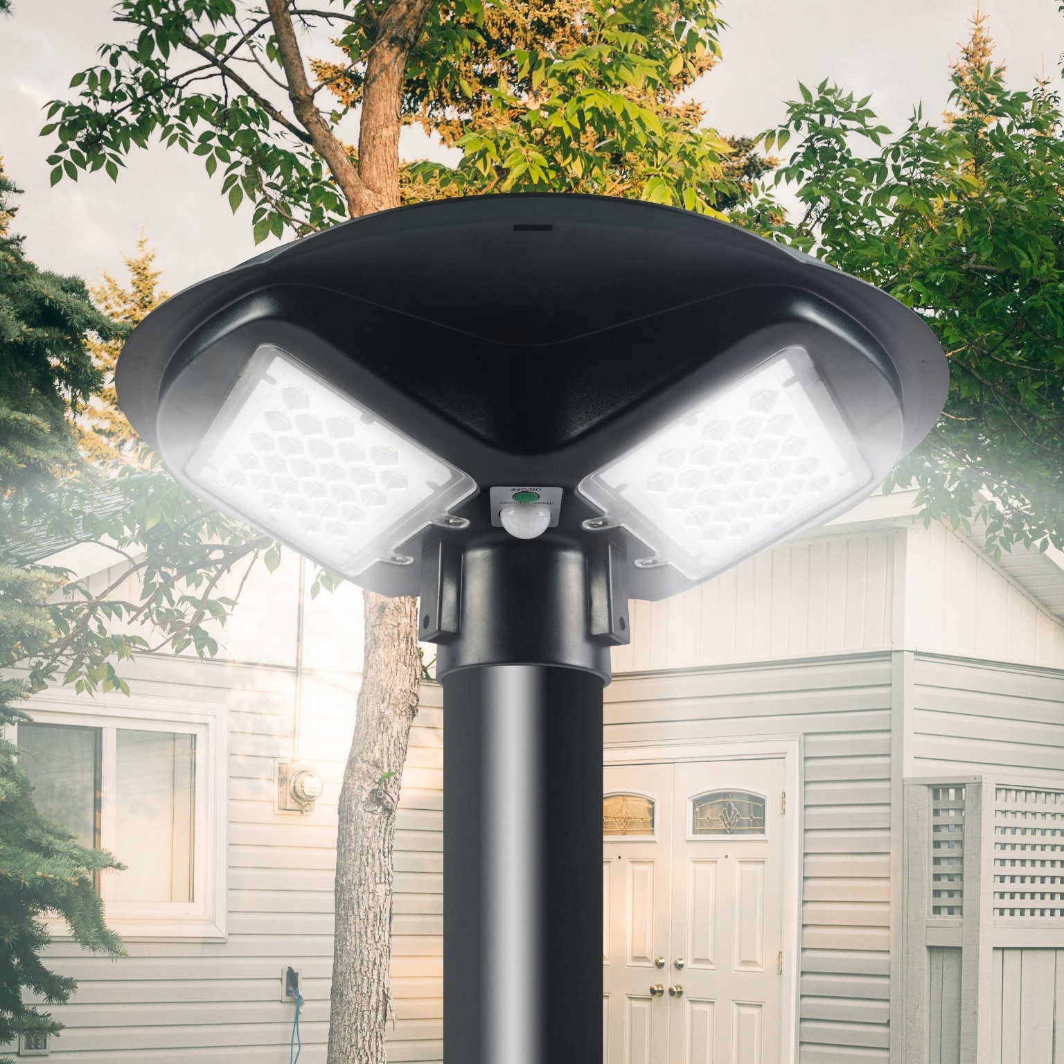 Słup Maszt Oświetleniowy 3M do lamp ulicznych latarni parkowy 76mm CZARNY Marka Masterled