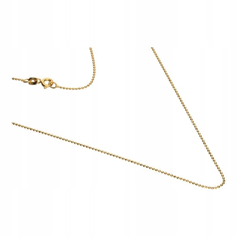 Zlatý řetízek 585 s kuličkovou vazbou, moderní pro ženu R50 14k