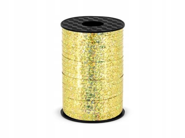 

Wstążka plastikowa, złoty, 5mm/225m