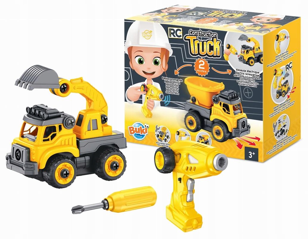 

Ciężarówka zdalnie sterowana do skręcenia Buki 3+