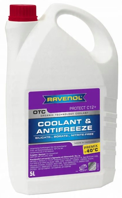 

Ravenol Otc Protect C12+ Płyn Do Chłodnic 5L