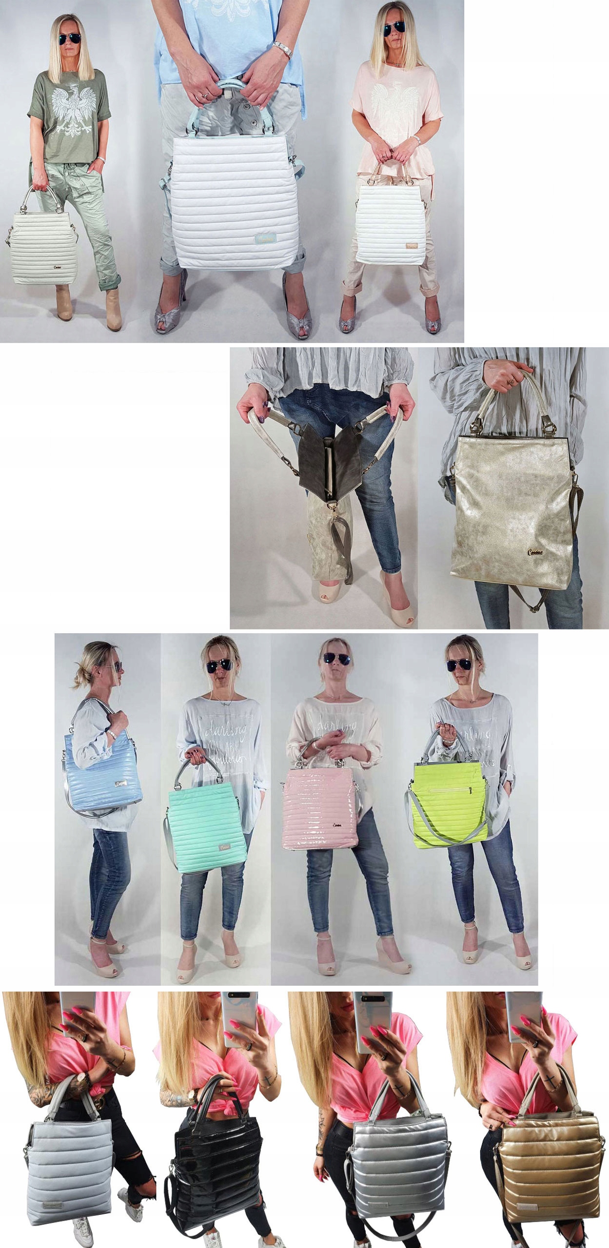 TOREBKA LEWANDOWSKA TORBA CARINE PASTELE I KOLORY Kolor wielokolorowy