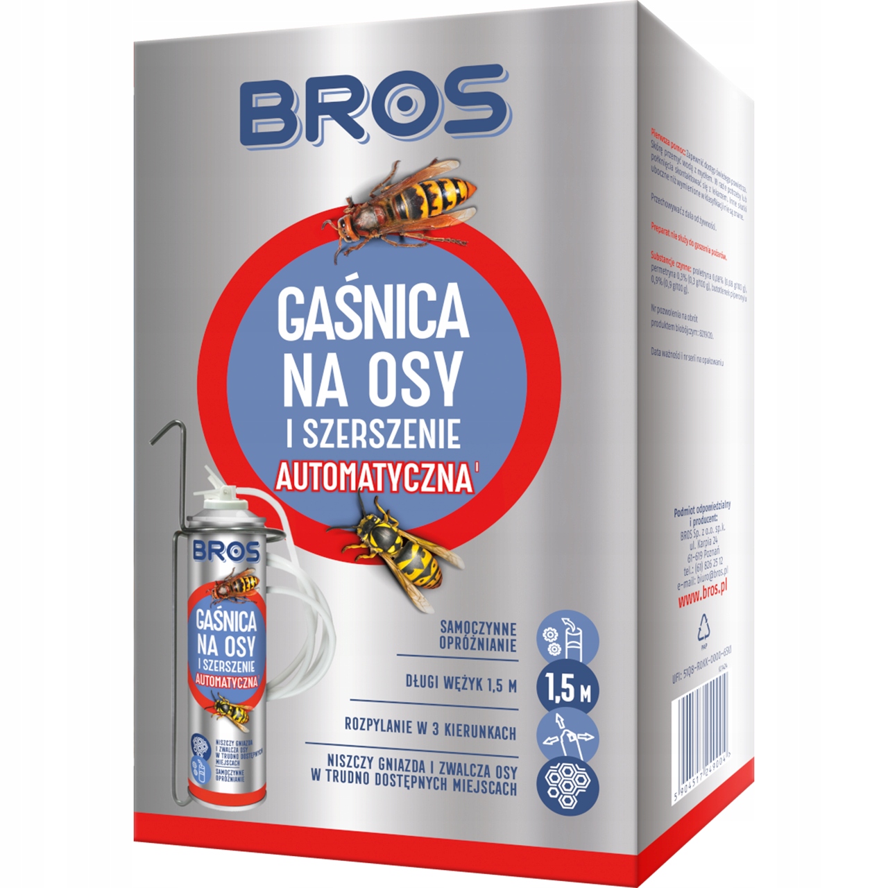

Środek na Osy i Szerszenie niszczy gniazda gaśnica