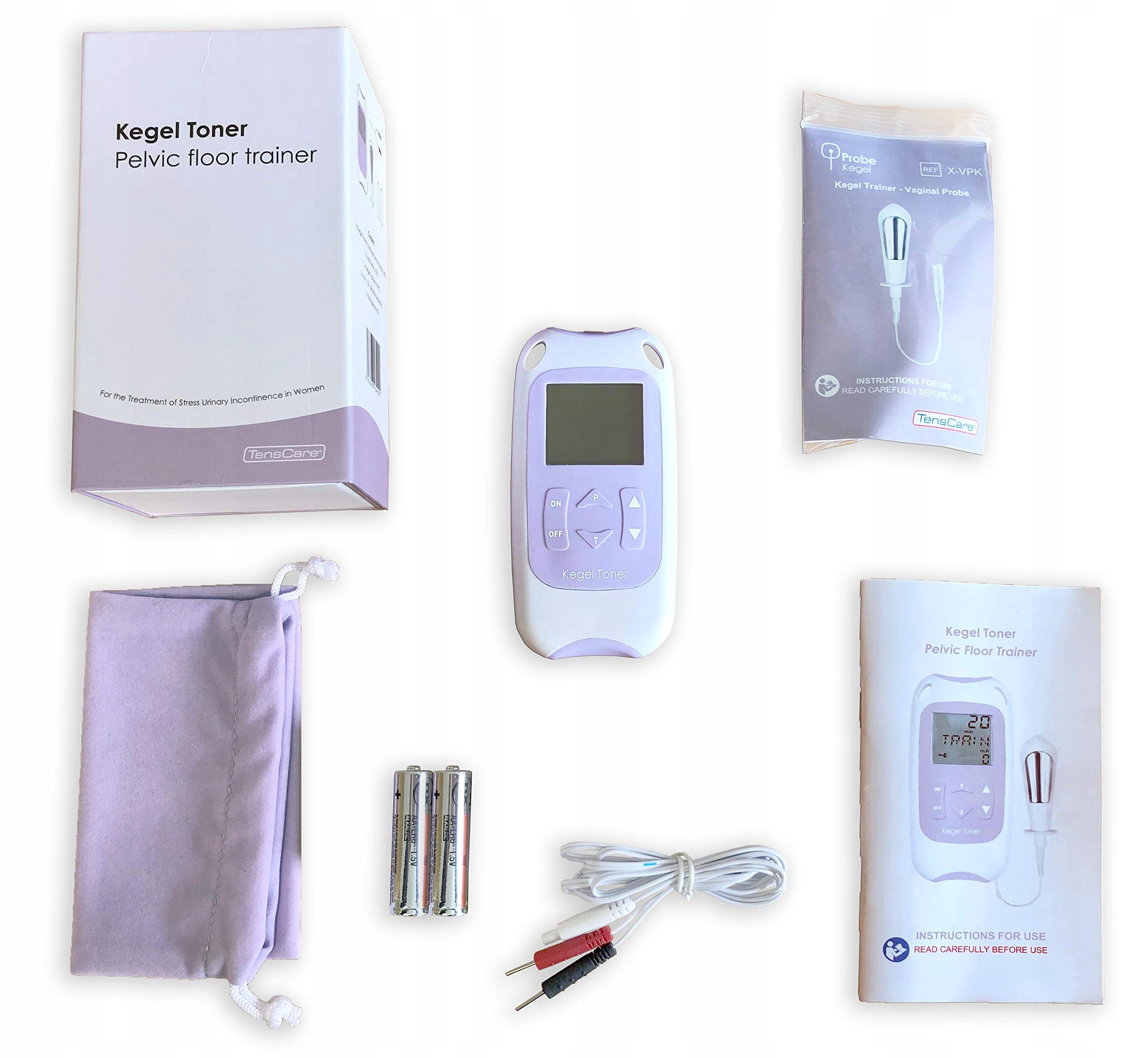TENSCARE Kegel Toner Trener Mięśni Kegla Szary — miniatura 4
