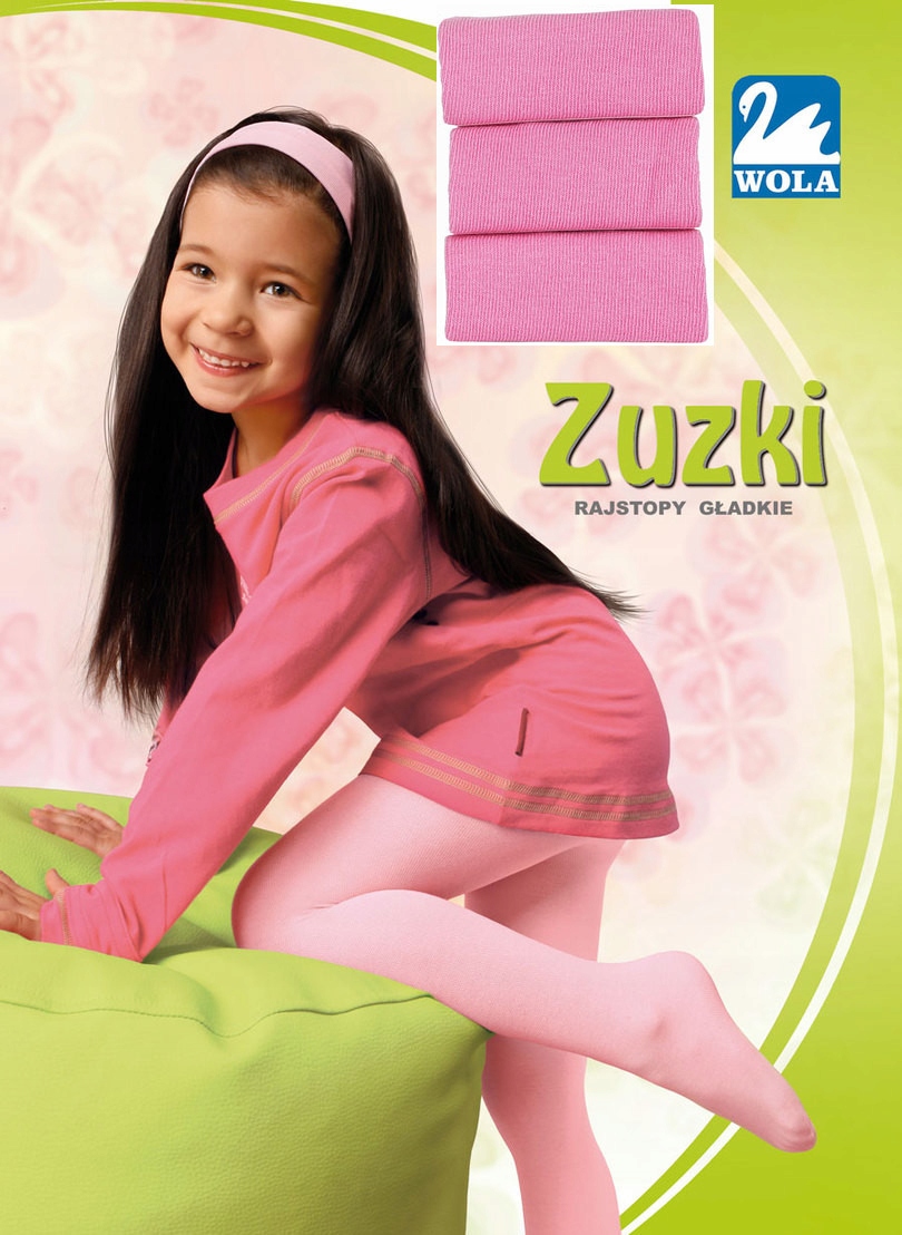 

Rajstopy Wola Zuzki cienka bawełna 92-98 ciem róż